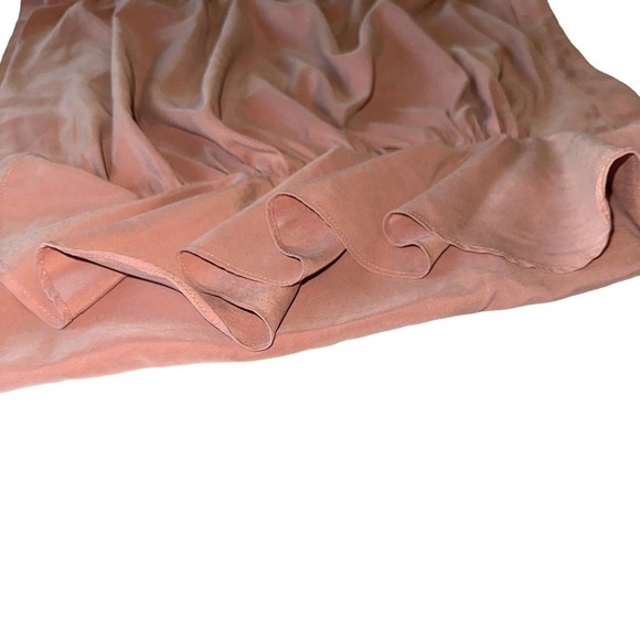 Forever 21 - Midi Skirt with Ruched Ruffle, size S, dusty pink color - Picture 3 of 10